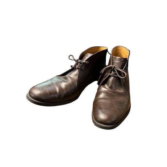 Cole Haan shoes men's chukka boots dark brown leather dress shoes sz 10.5 - Picture 5 of 8